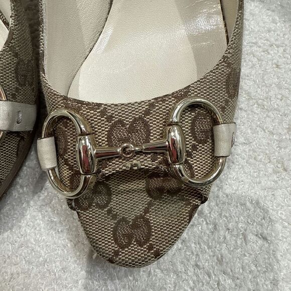 Gucci Heels Beige Color Size 38 - Picture 3 of 7